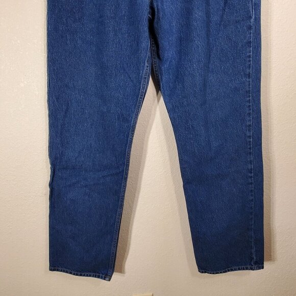 Eddie Bauer Mens Blue Jeans 34x34 Traditional Fit 100% Cotton Denim - Picture 4 of 11